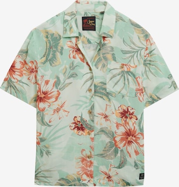 Superdry Blouse in Groen: voorkant