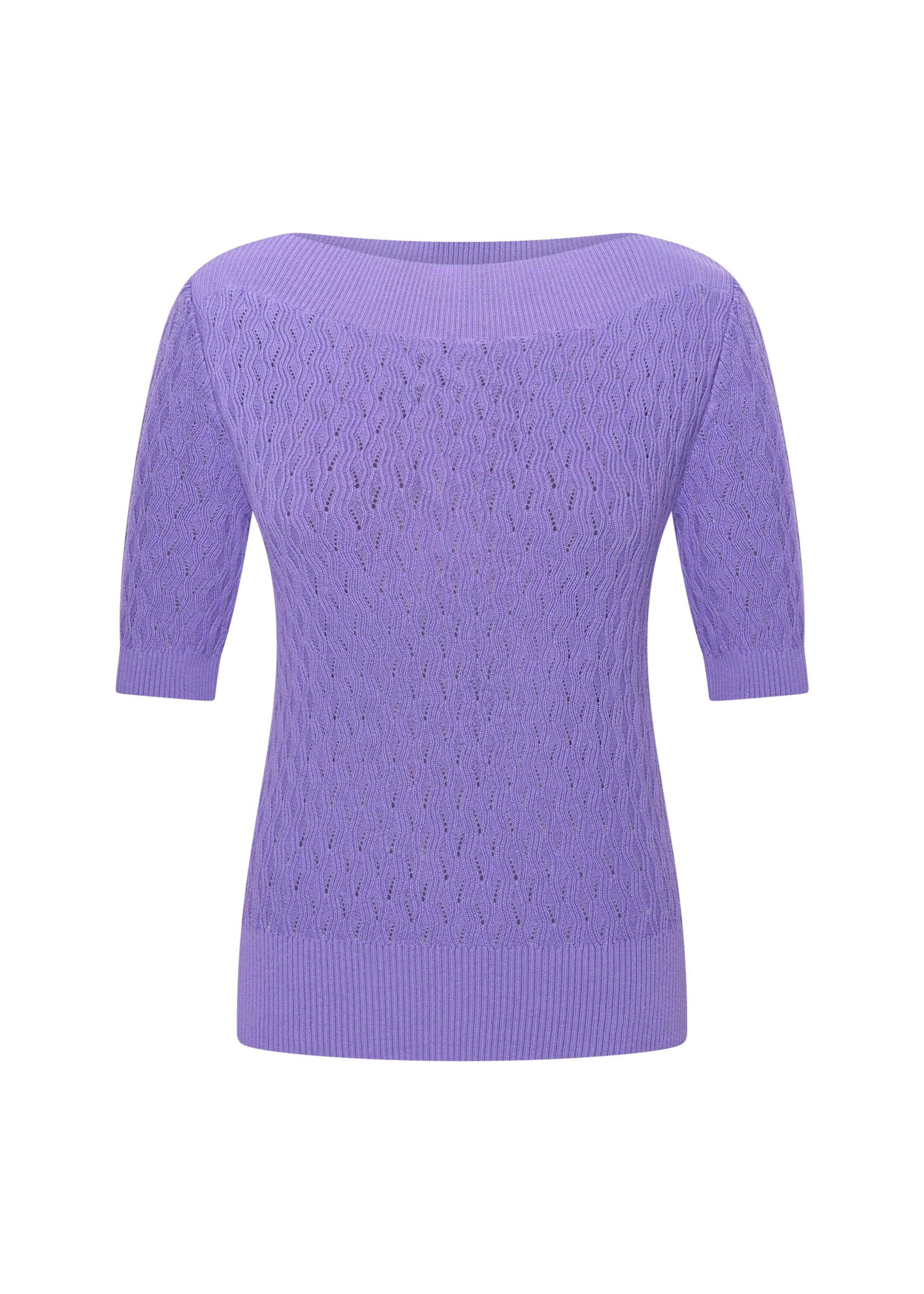 4funkyflavours Trui 'Piano Joint (This Kind Of Love)' in Lila: voorkant