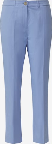 s.Oliver Trousers with creases in Blue: front