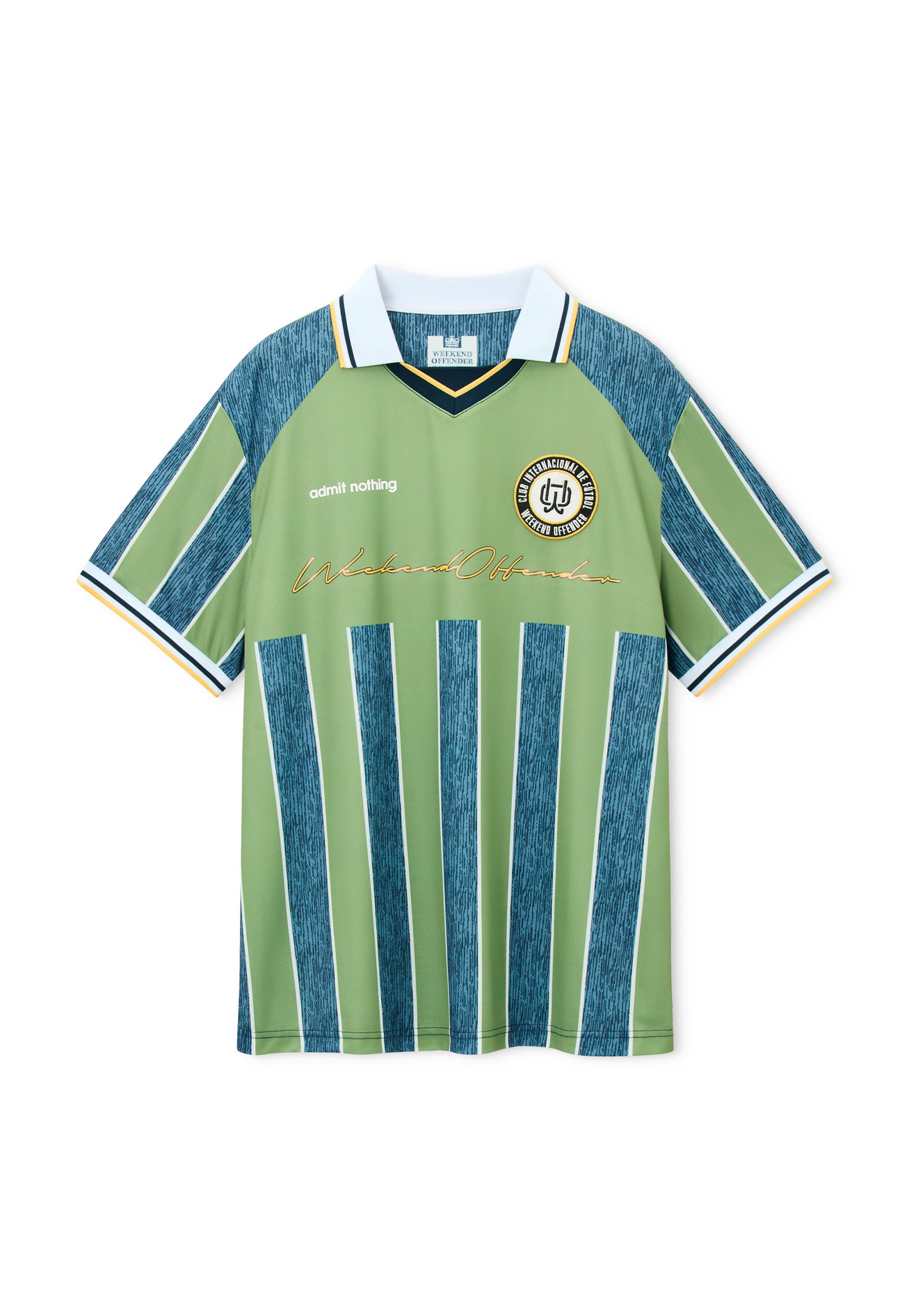 Weekend Offender Shirt 'Zanetti' in Groen: voorkant