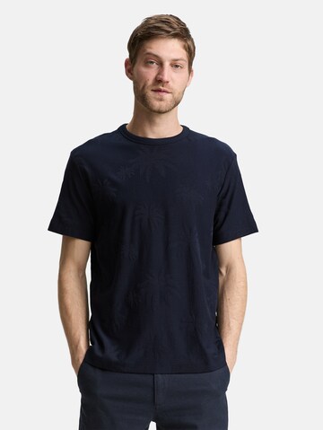 T-Shirt TOM TAILOR en bleu : devant