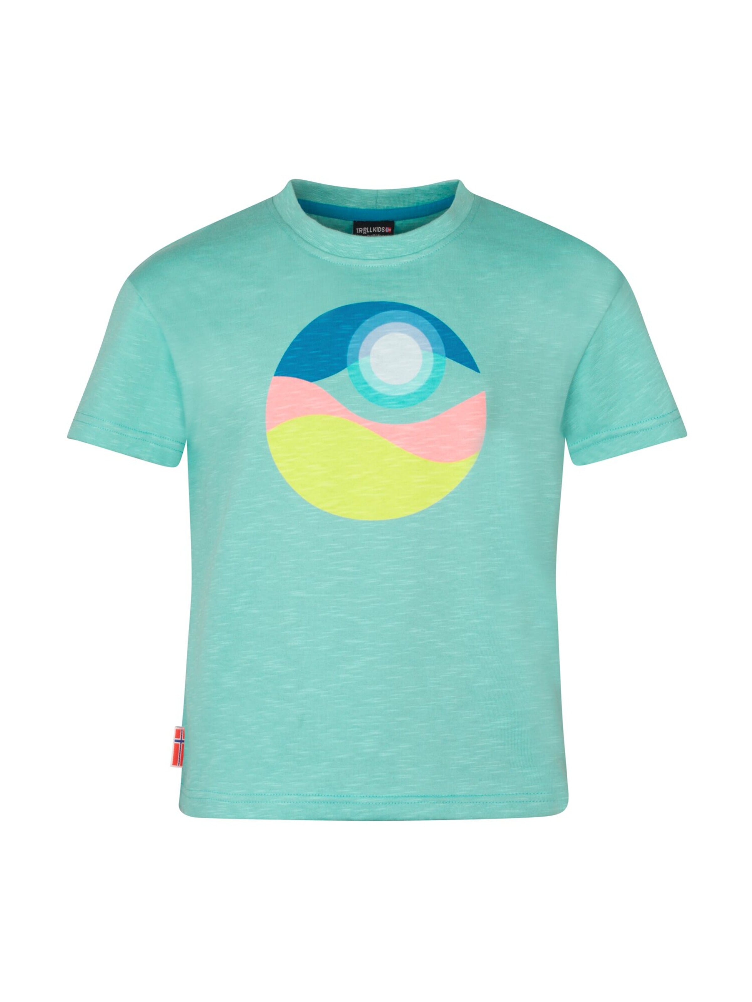 TROLLKIDS Performance Shirt in Blue: front