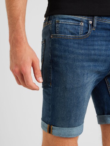 JACK & JONES Slimfit Jeans 'JJIRICK JJORIGINAL' in Blau