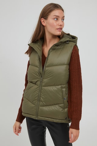 Oxmo Bodywarmer 'TABITA' in Groen: voorkant