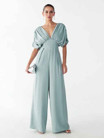 BWLDR Kezeslábas 'Sunny' - zöld: elől