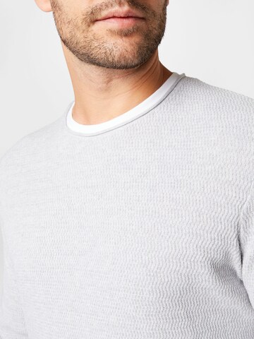 TOM TAILOR DENIM Pullover in Grau