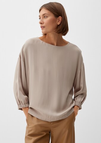 s.Oliver BLACK LABEL Bluse in Beige: predná strana