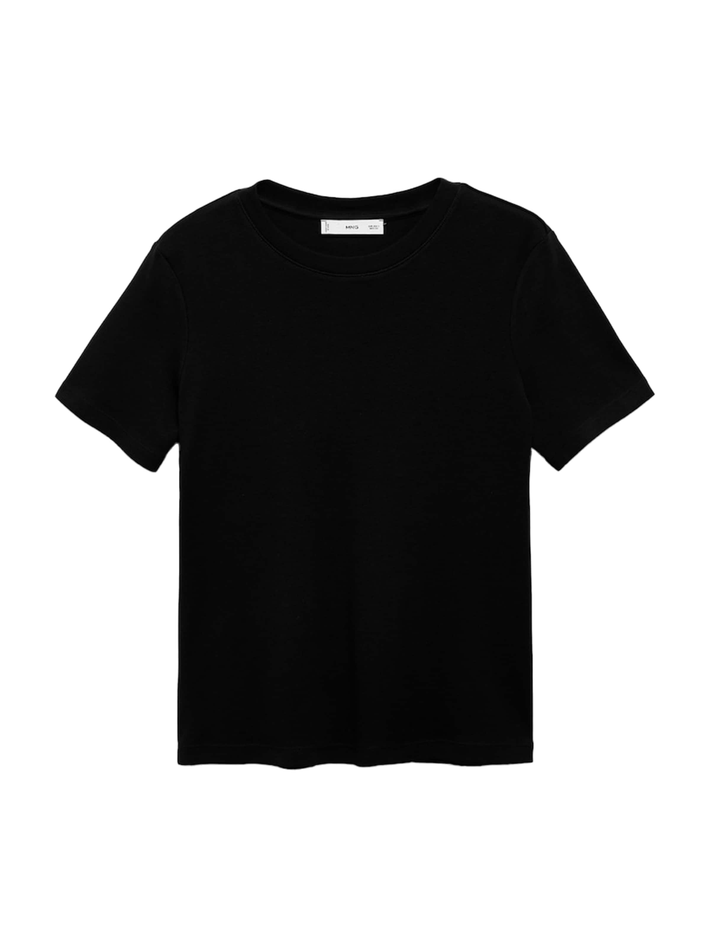 MANGO T-shirt 'RITA' i svart: framsida