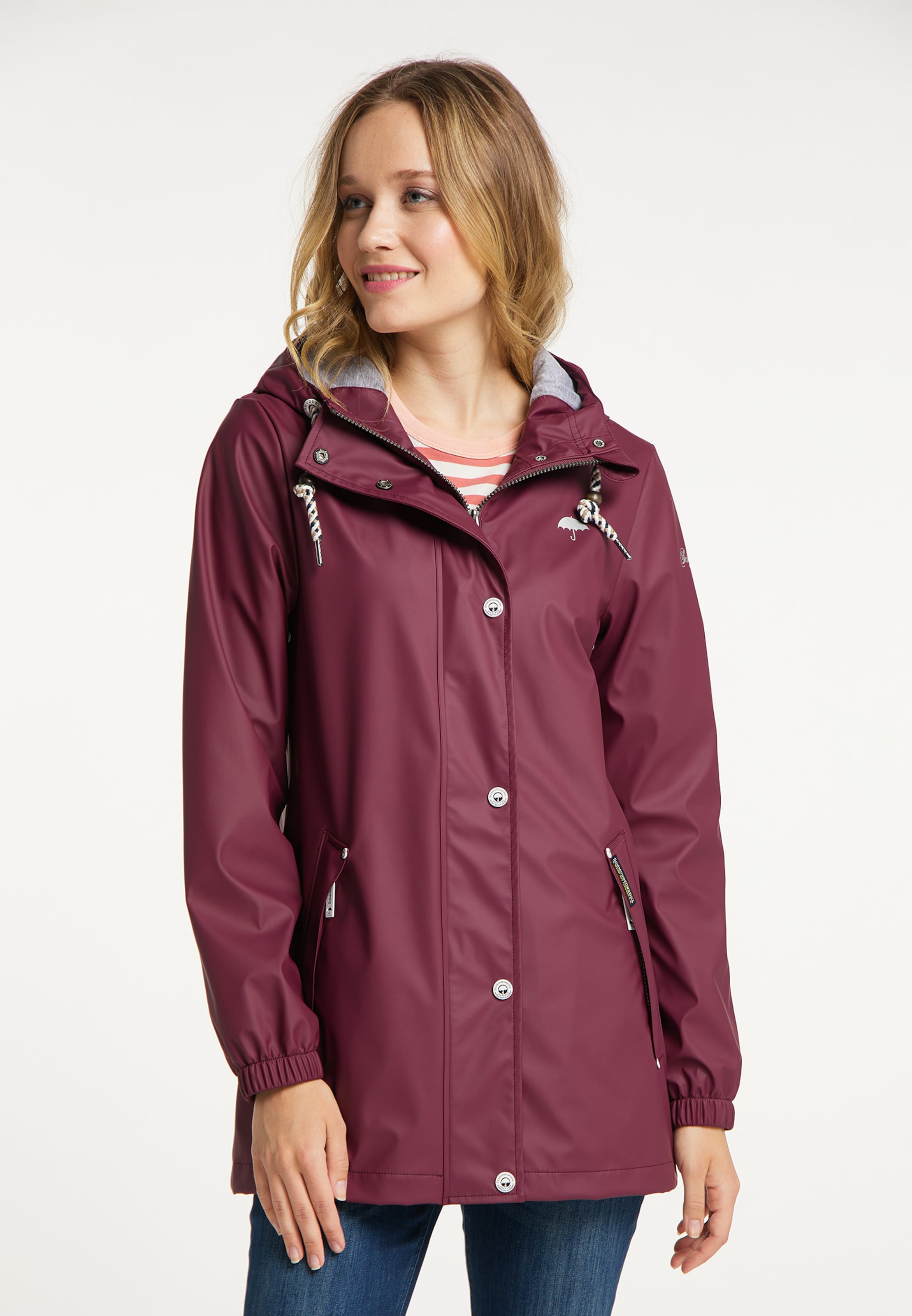 Frauen Jacken Schmuddelwedda Jacke in Rubinrot - IC80043 Frauen Jacken Schmuddelwedda Jacke in Rubinrot - IC80043