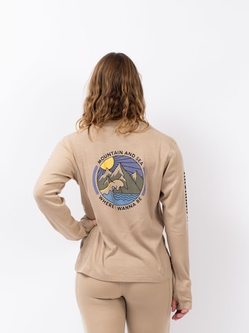 Eivy Base layer in Beige: front