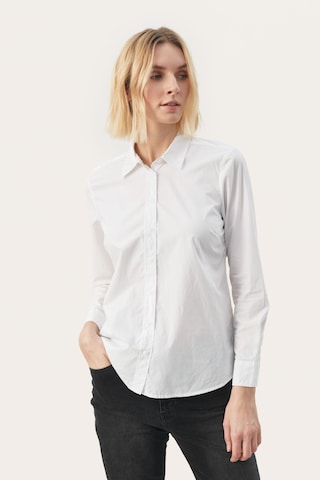 Part Two Blouse 'Elvina' in White: front