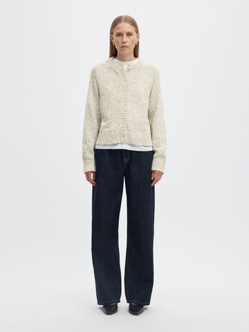 SELECTED - Cárdigan en beige