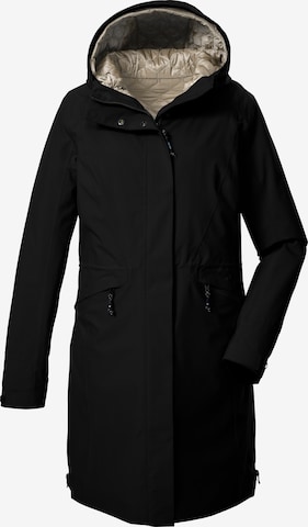 KILLTEC Outdoorjacke in Schwarz: Vorderseite