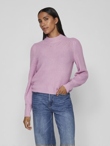 VILA Sweter 'Monica' w kolorze różowy: przód
