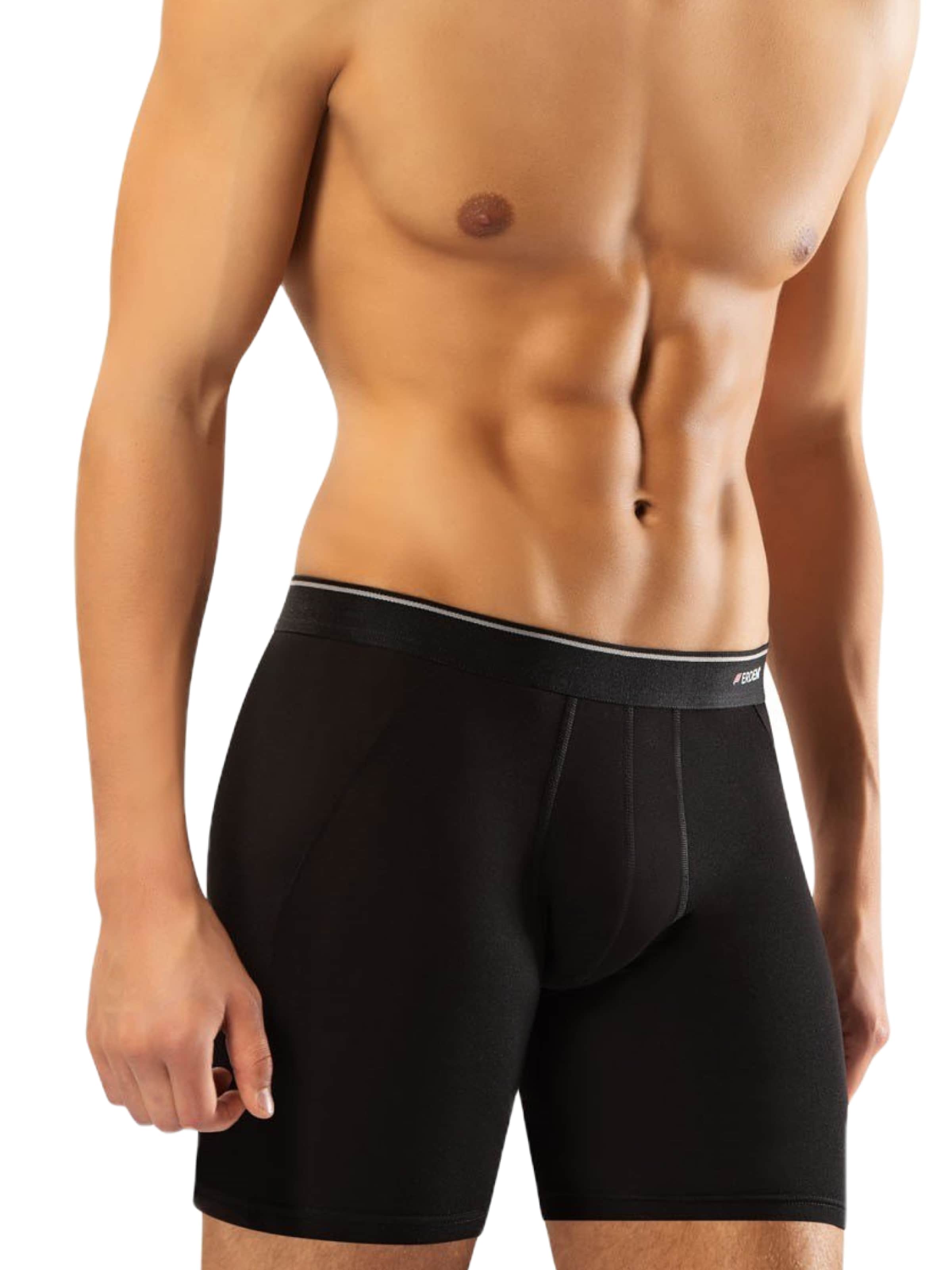 Erdem Boxershorts 'Erkek' in Zwart: voorkant