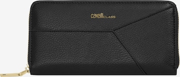 Portamonete di Cavalli Class in nero: frontale