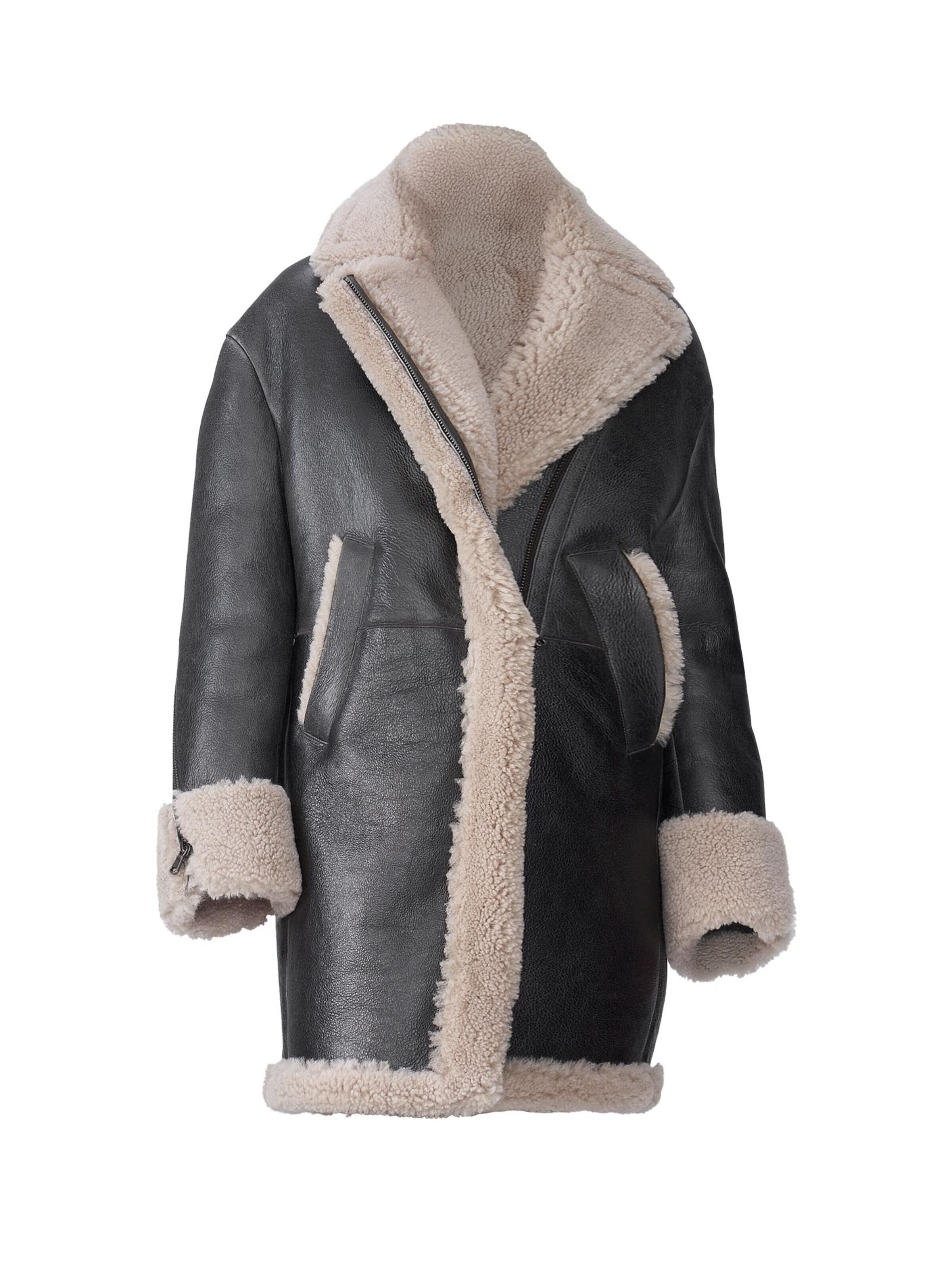 VESPUCCI BY VSP Winter Coat 'Eleonore' in Grey
