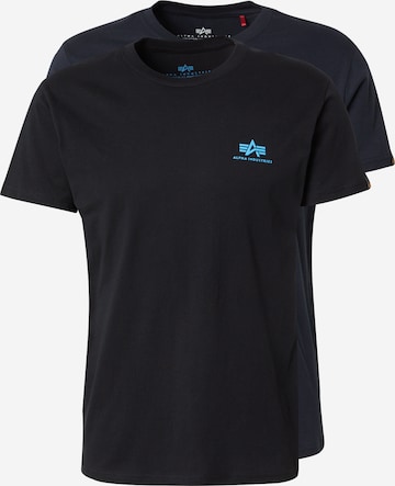 Maglietta di ALPHA INDUSTRIES in blu: frontale