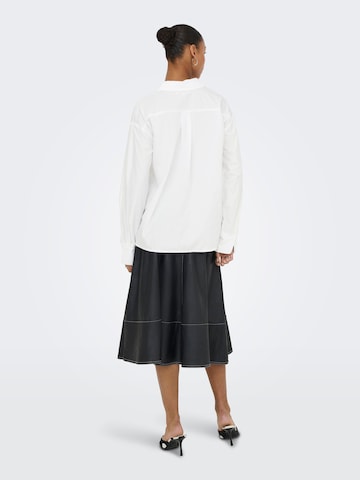 Chemisier 'ONLPANAMA' ONLY en blanc