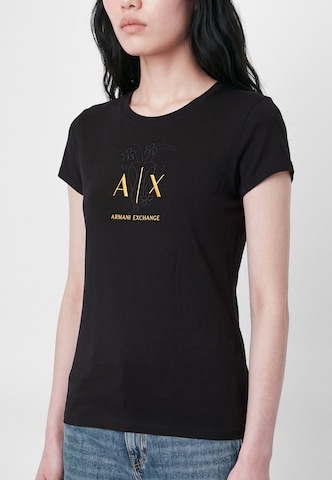 ARMANI EXCHANGE Póló - fekete