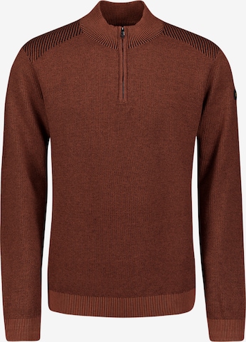 No Excess Sweater in Brown: front