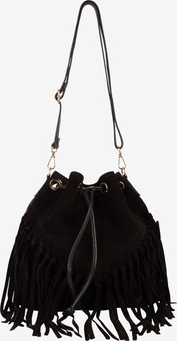 IZIA Handbag in Black: front
