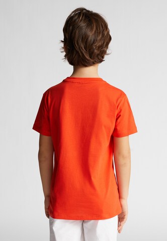 North Sails Baumwoll Jersey T-Shirt in Orange