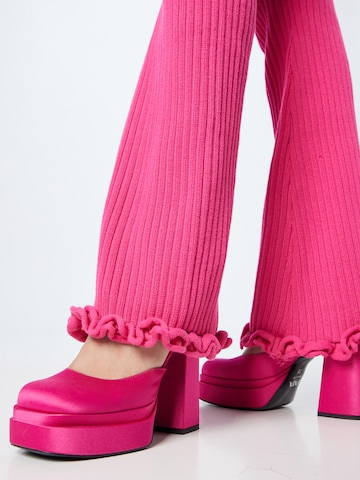 Daisy Street Zvonový Kalhoty 'BECKY' – pink