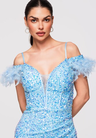 Ombre Avondjurk in Blauw