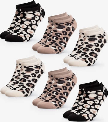 Occulto Ankle Socks 'Kira' in Brown: front