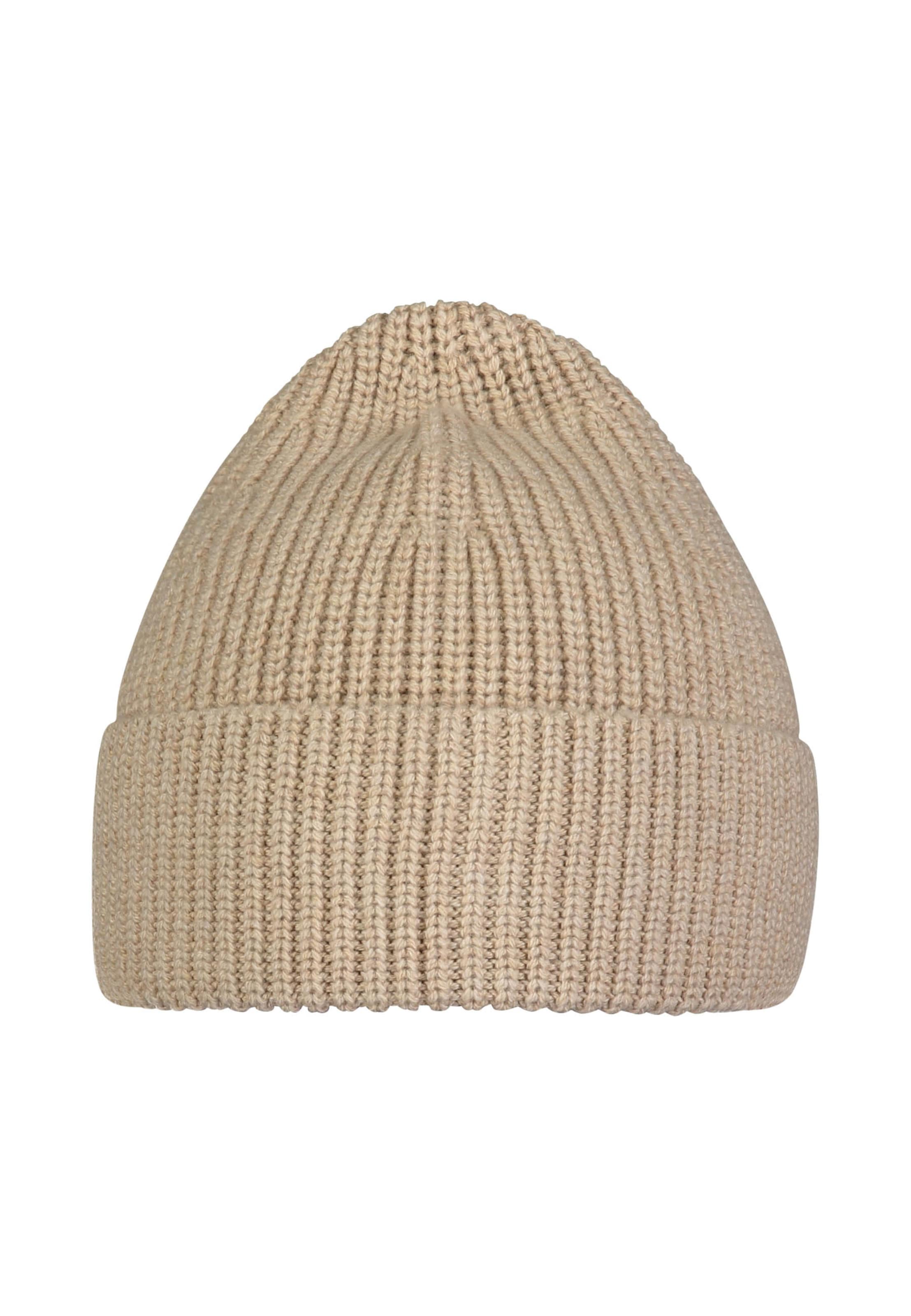 ROY ROBSON Mütze in Beige: Vorderseite