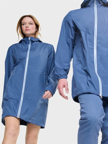 AIGLE Functionele jas 'Rainpack 90' in Blauw: voorkant