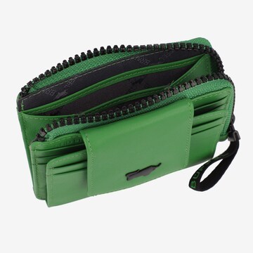 Braun Büffel Wallet 'Capri' in Green