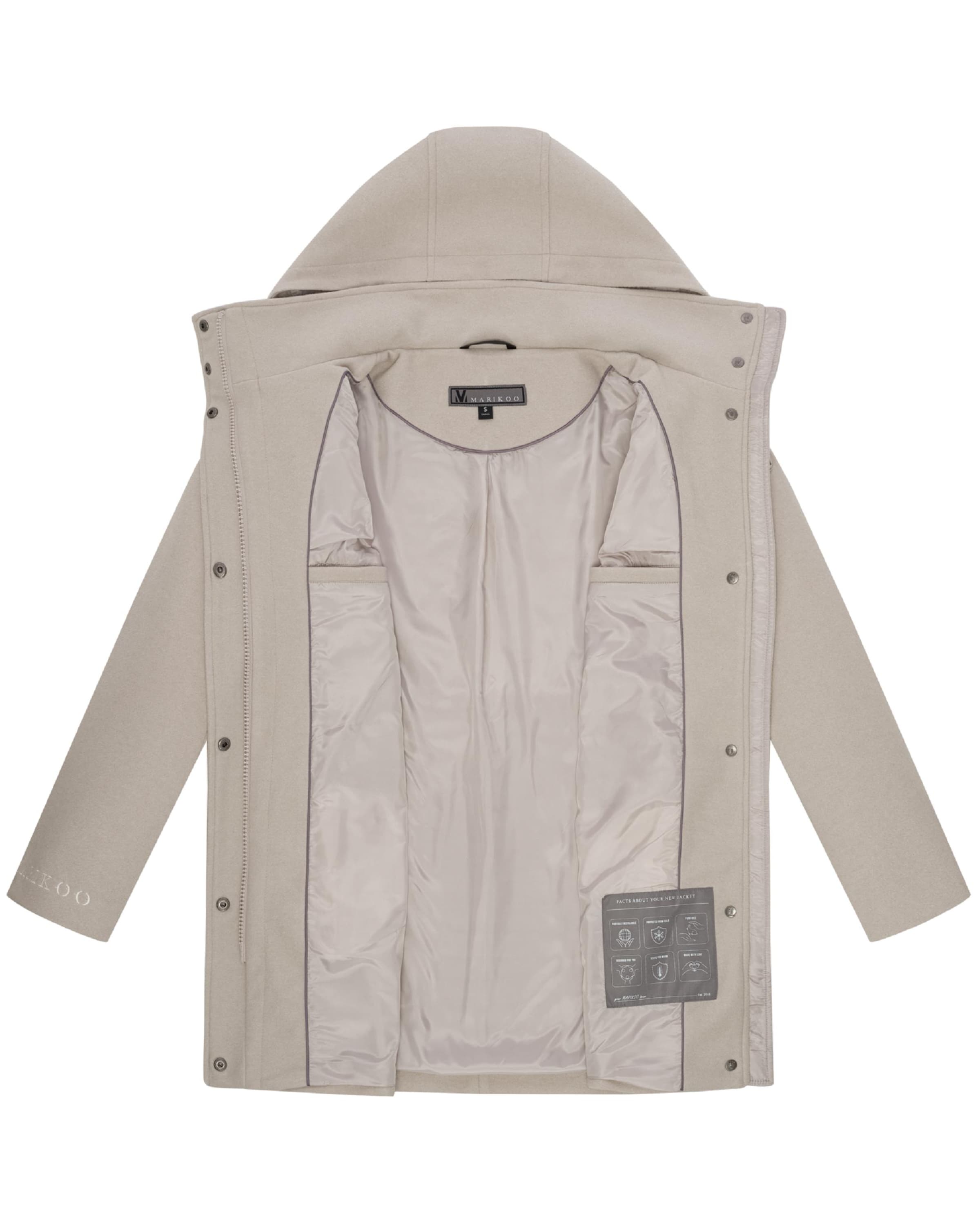 Manteau mi-saison 'Katalinaa 16' MARIKOO en beige