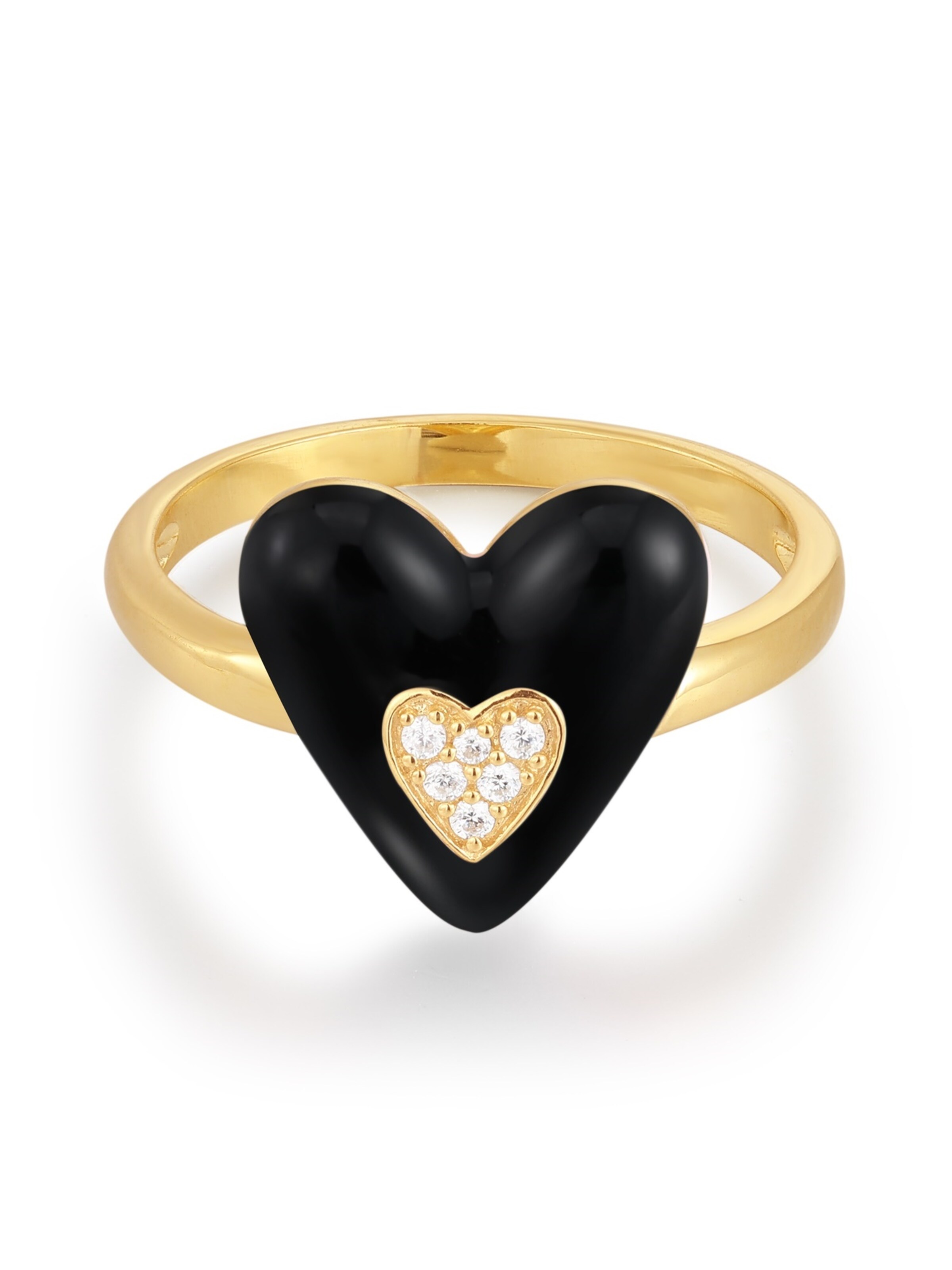 Glanzstücke München Ring in Goud: voorkant