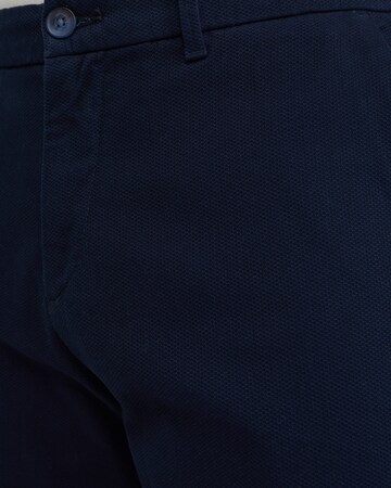 Coupe slim Pantalon chino WE Fashion en bleu