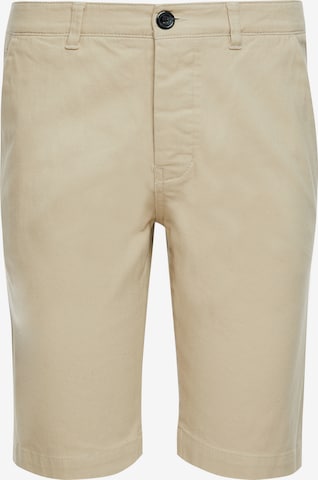 Coupe slim Pantalon chino 'Northsea' Threadbare en beige : devant
