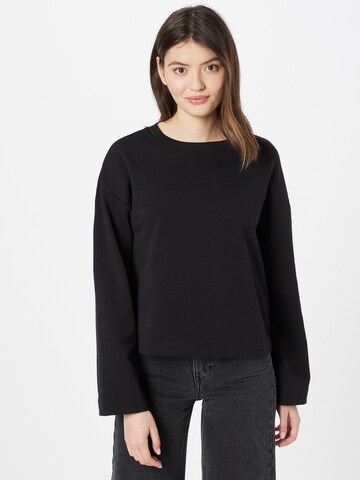 Sisley Sweatshirt in Black: front