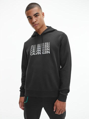 Calvin Klein Sport Sportsweatshirt in Schwarz: Vorderseite