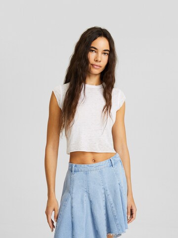 Bershka Skirt in Blue: front