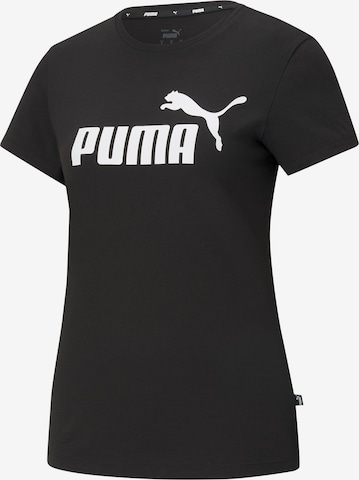 PUMA Performance Shirt 'Essential' in Black: front