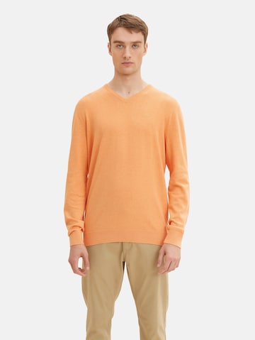 TOM TAILOR Regular fit Sweater in Orange: front