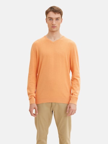 Regular fit Pullover di TOM TAILOR in arancione: frontale