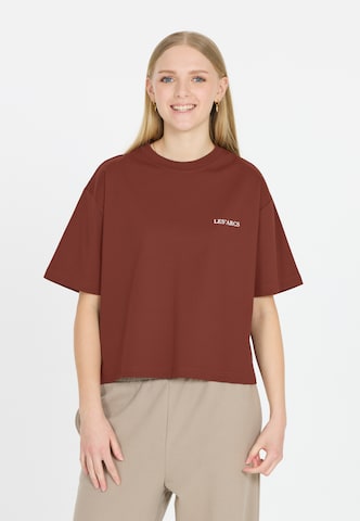 Les'Arcs Shirt 'Jerety' in Brown: front