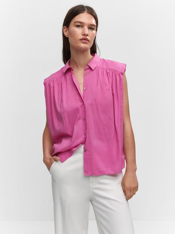 MANGO Blouse 'MORGANA' in Roze: voorkant