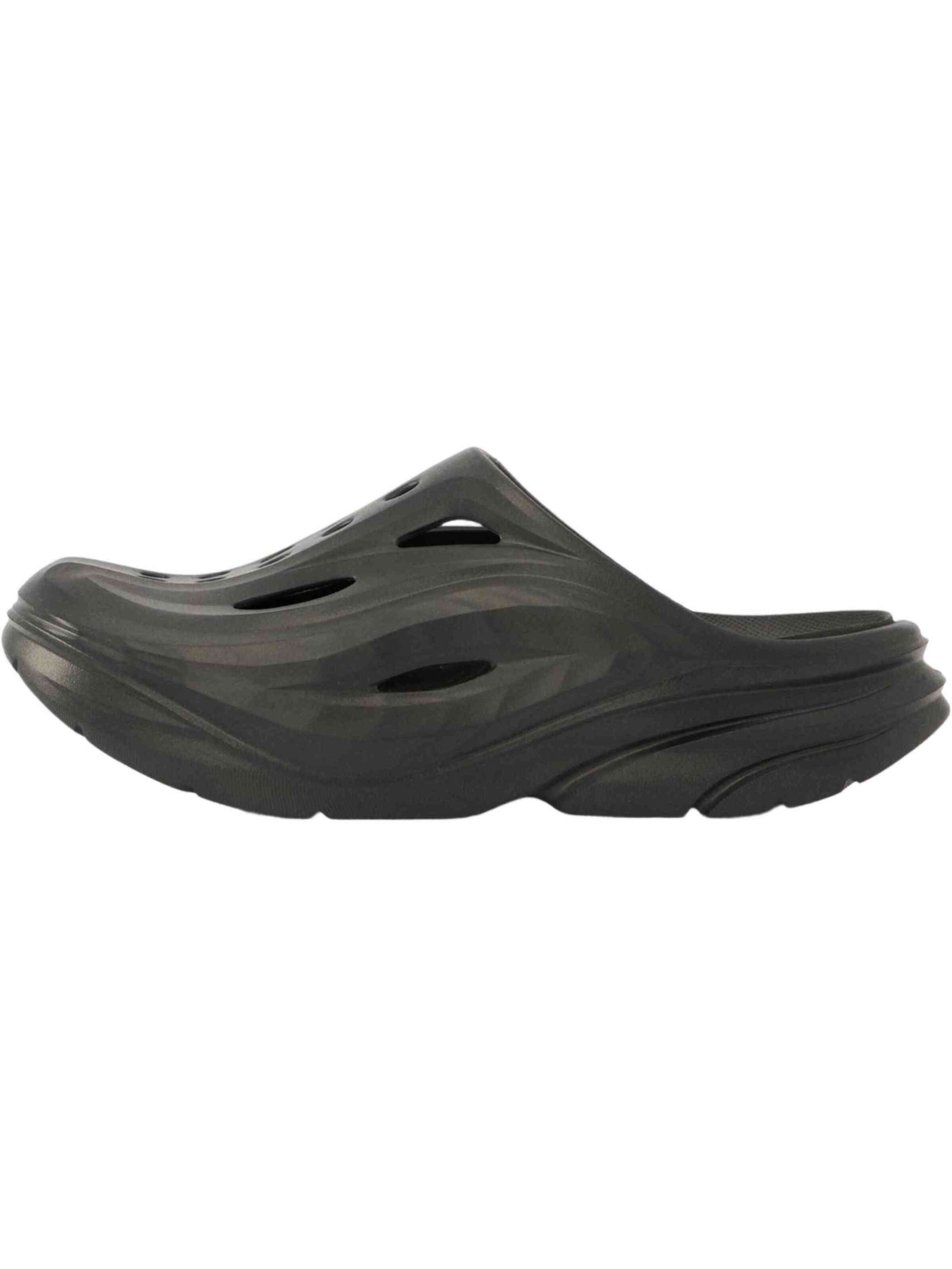 HOKA - Sandalias en negro: frente