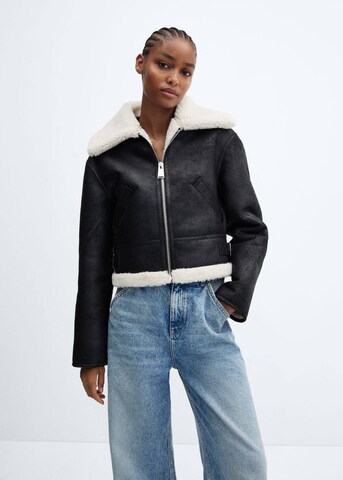 MANGO Between-Season Jacket 'splash' in Black: front