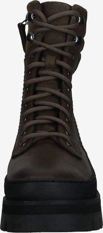 CLARKS Lace-Up Ankle Boots in Brown