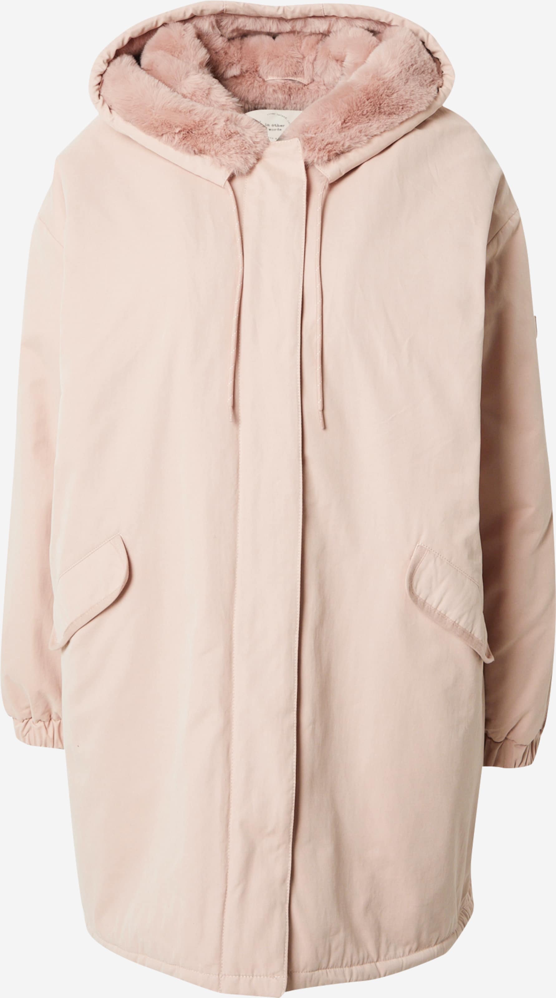 River island shop red parka