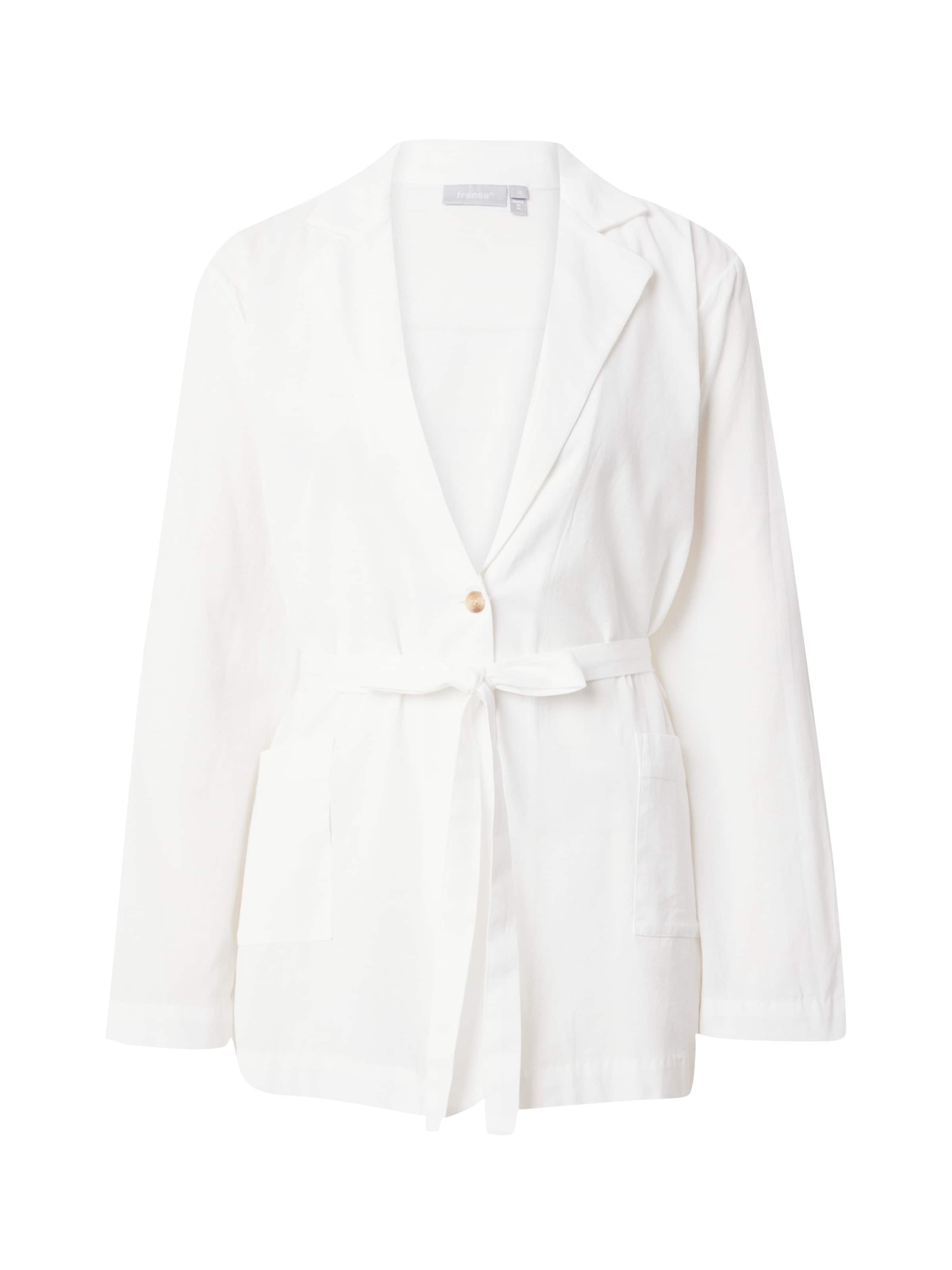 Fransa Blazer 'MADDIE' in White: front